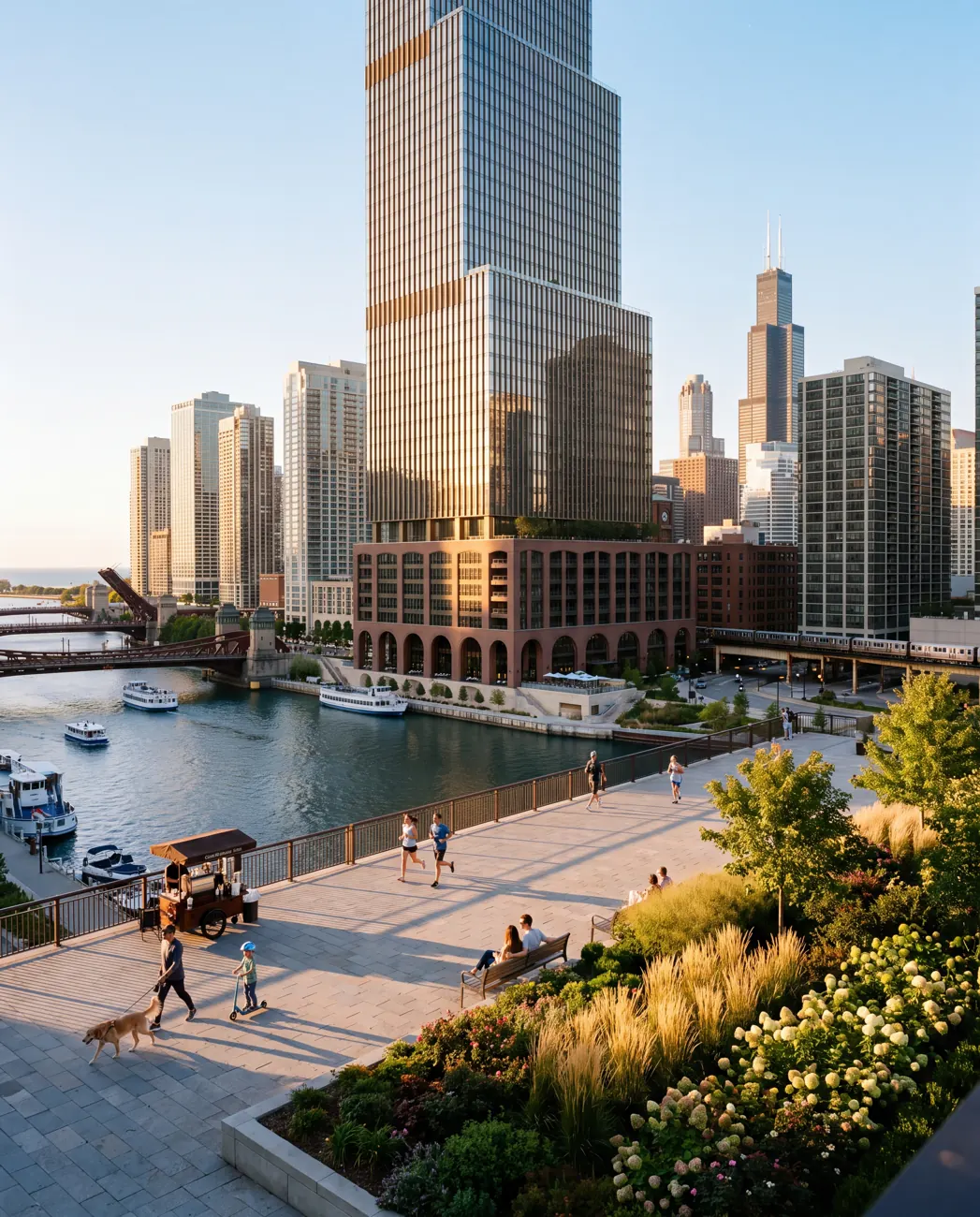 Wren House — The waterfront promenade