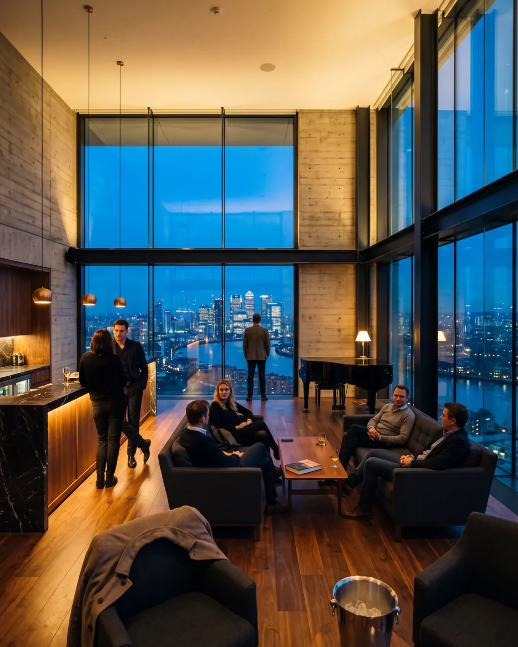 Kestrel Wharf — Sky lounge