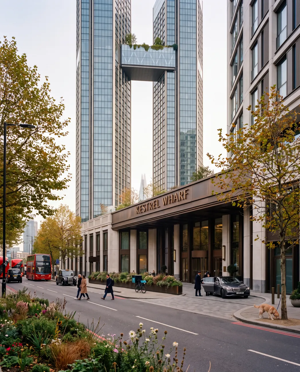 Kestrel Wharf — Street arrival