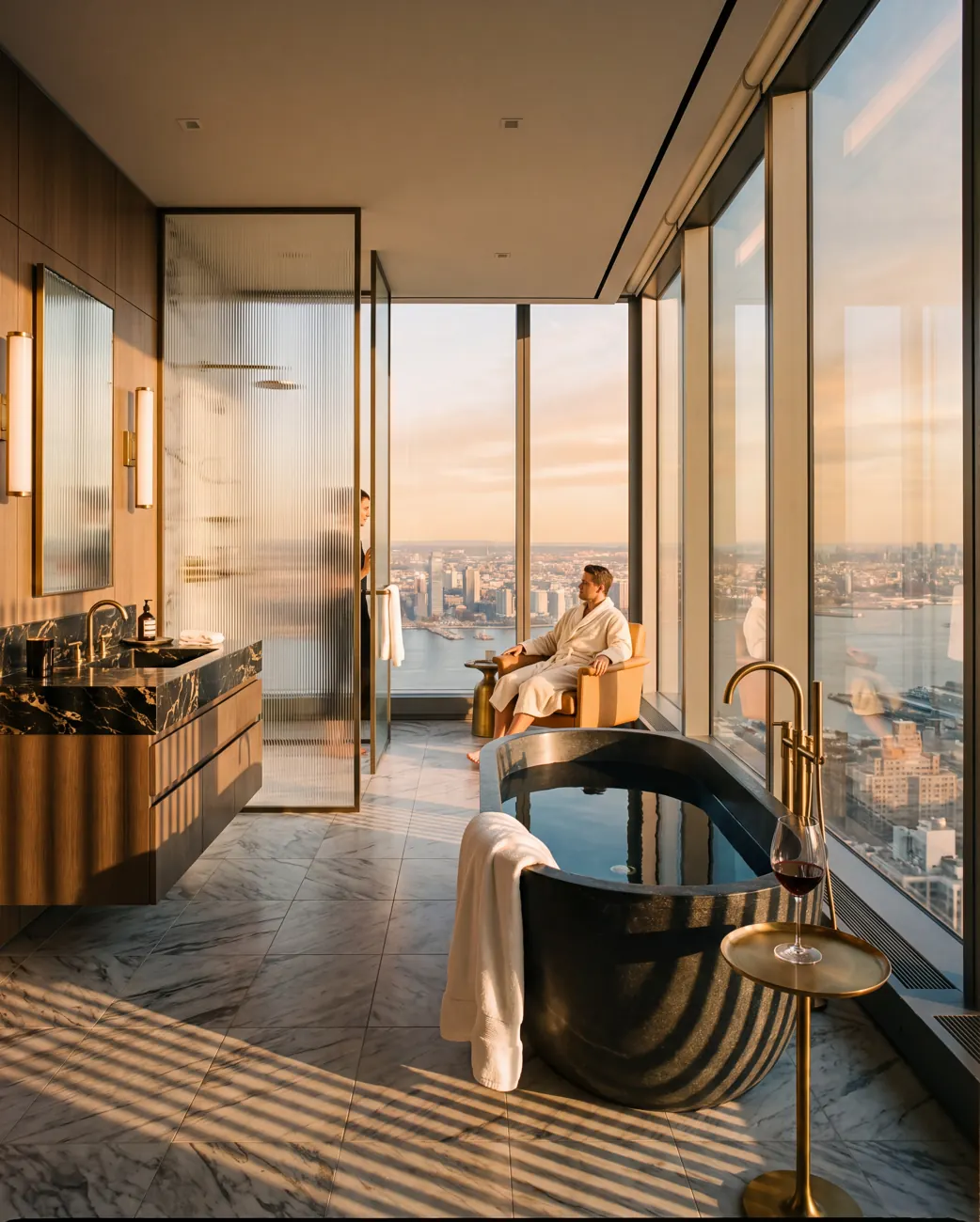 Marlowe One — Bathroom with a view