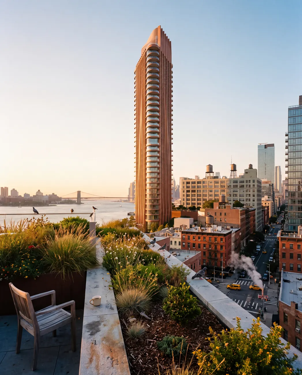 Marlowe One — From a neighbouring rooftop