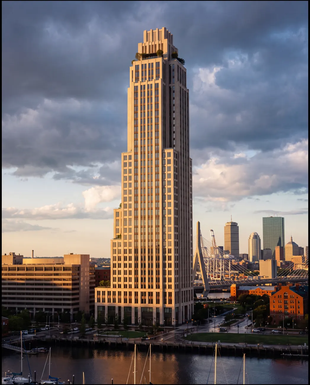 Argent Place — mixed-use tower in Boston, Massachusetts, USA.