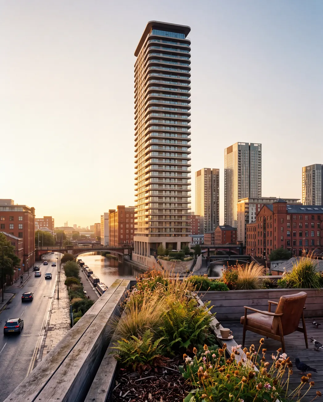 Vantage Heights — From a neighbouring rooftop