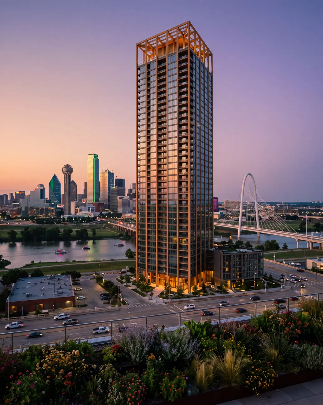 Lumen Point — residential tower in Dallas, Texas, USA.