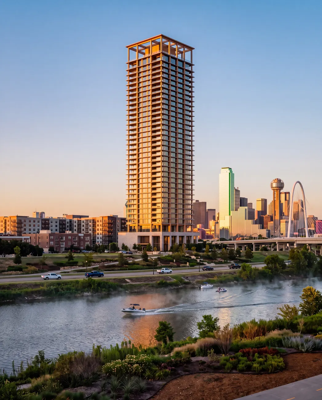 Lumen Point — residential tower in Dallas, Texas, USA.