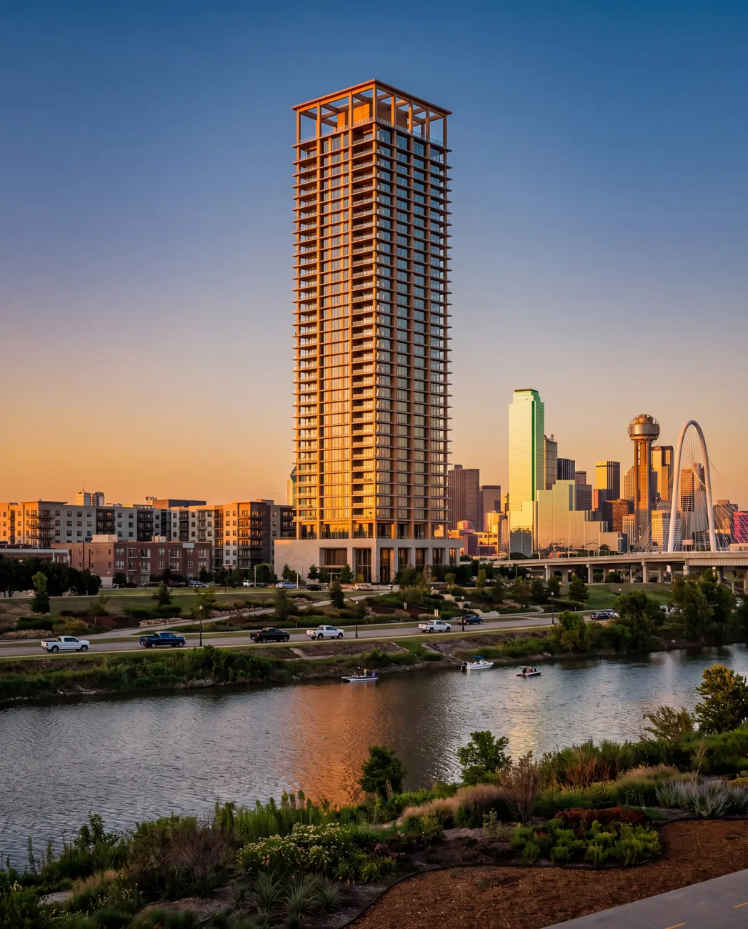 Lumen Point — residential tower in Dallas, Texas, USA.