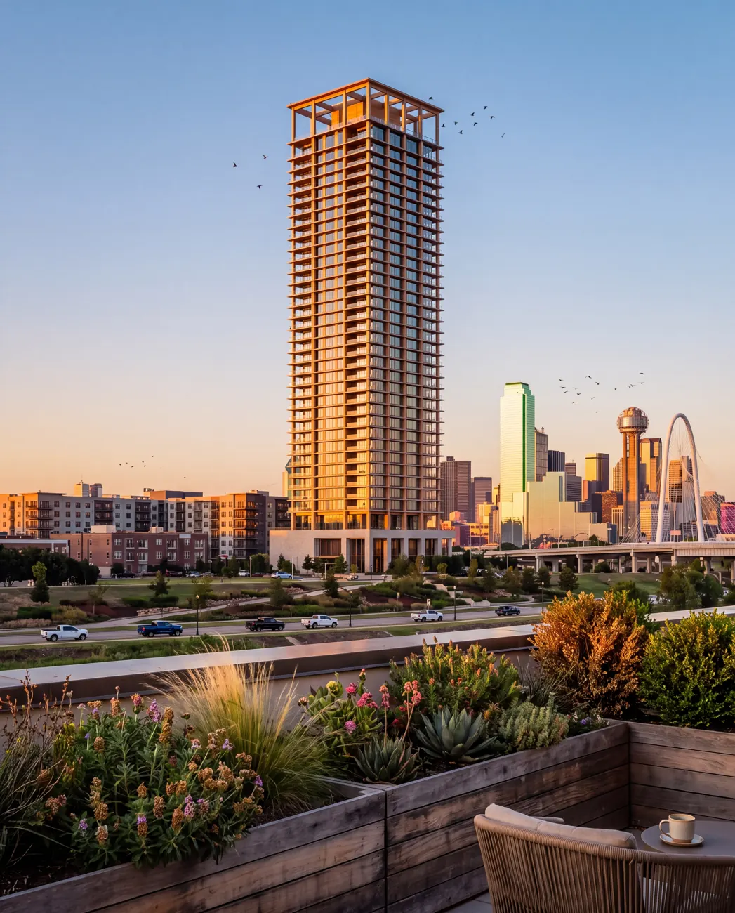 Lumen Point — From a neighbouring rooftop