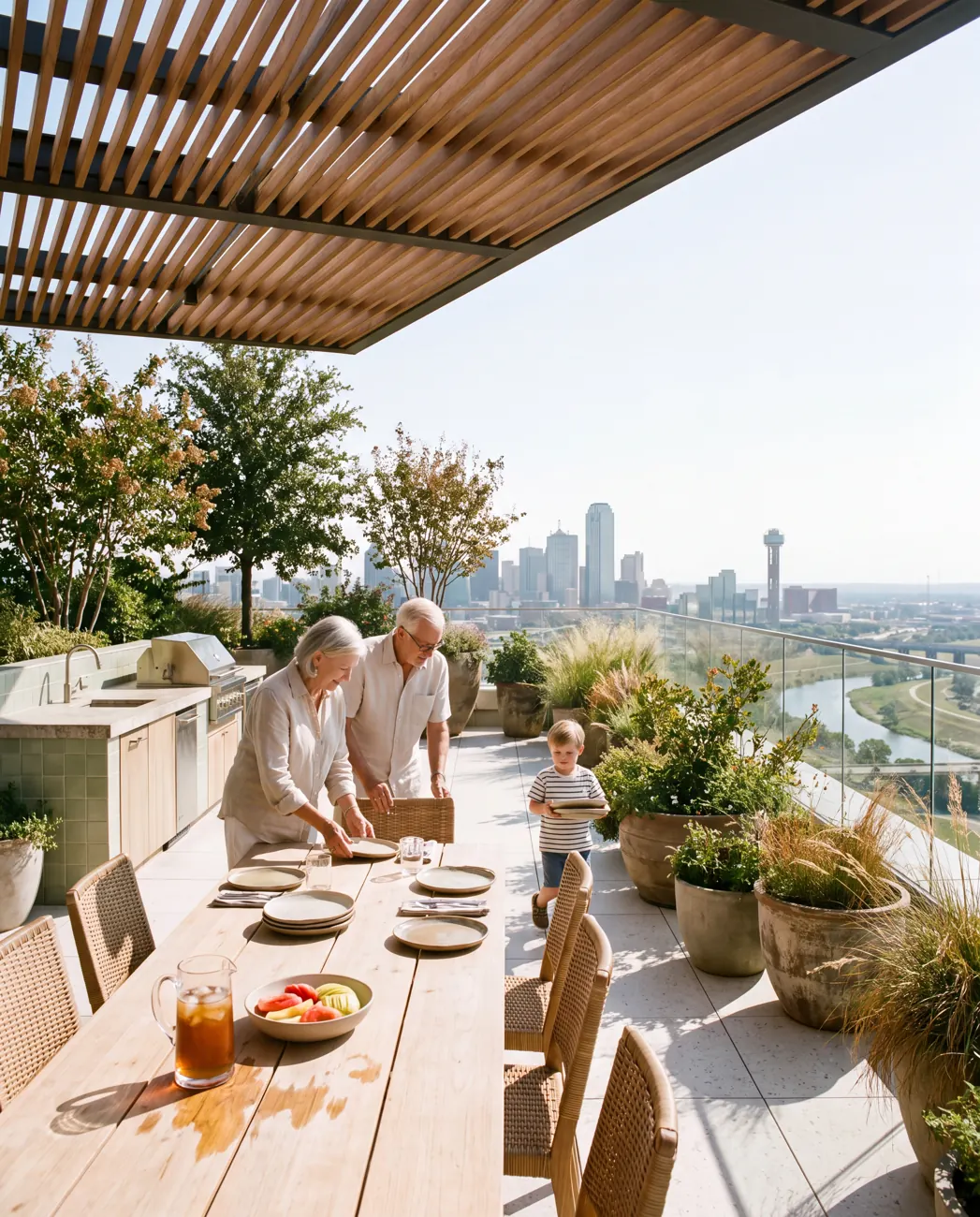 Lumen Point — Private terrace