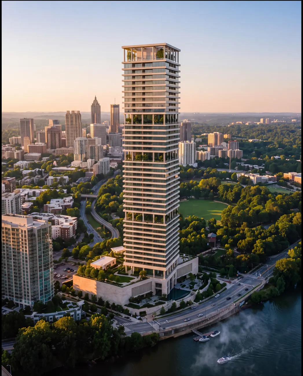 Aurelia Wharf — office tower in Atlanta, Georgia, USA.