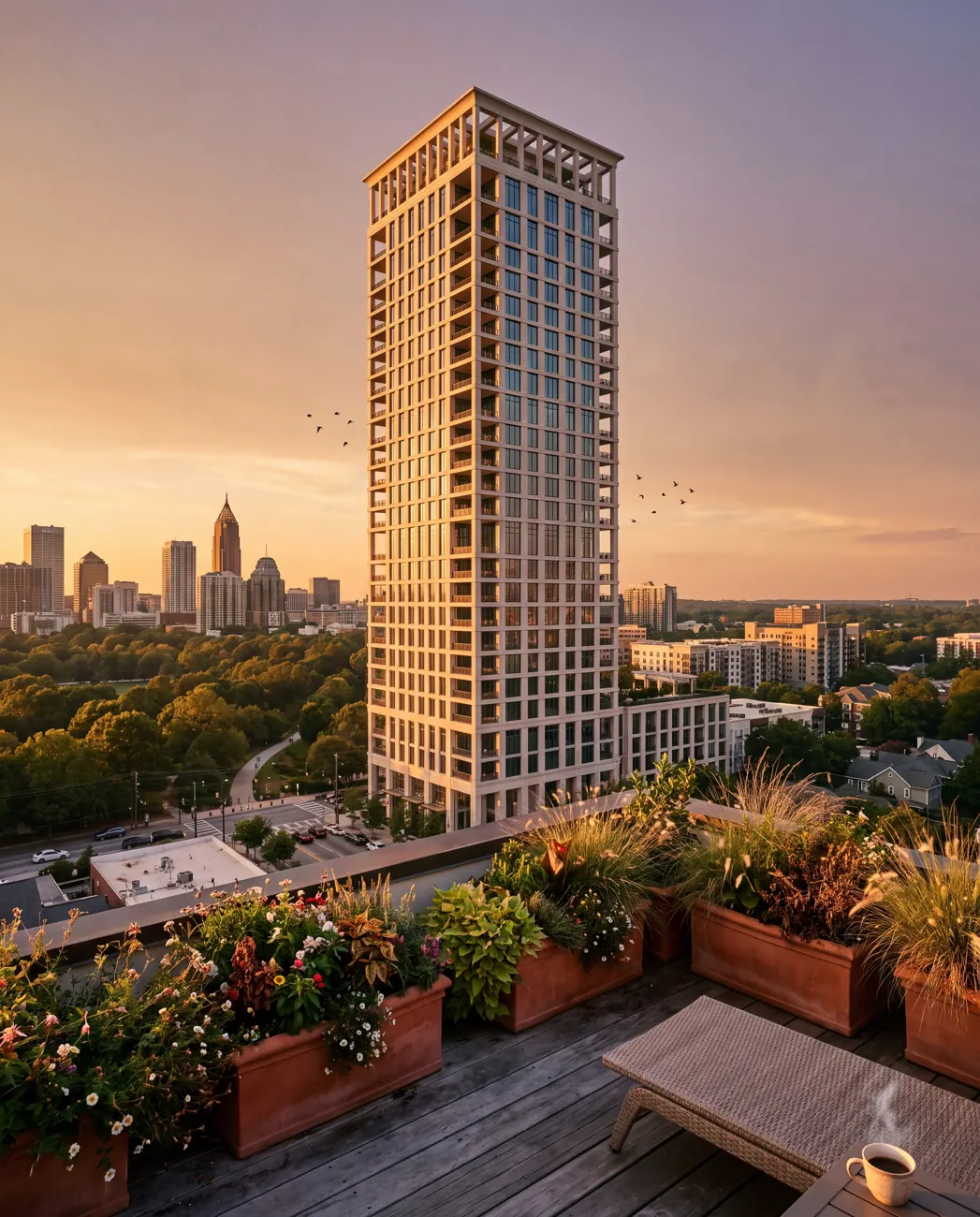 Aurelia Wharf — From a neighbouring rooftop