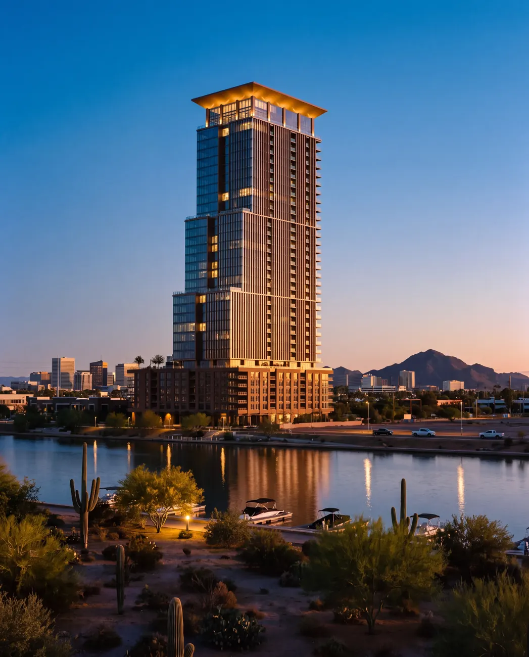 Palisade One — waterfront condominium in Phoenix, Arizona, USA.