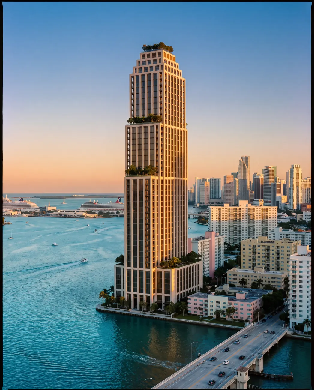 Cascade Terraces — mixed-use tower in Miami, Florida, USA.