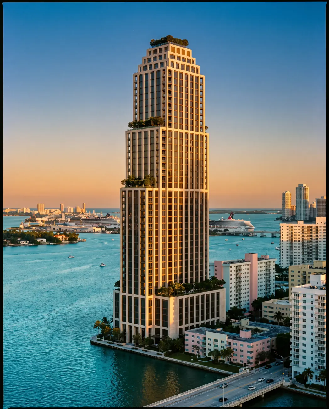 Cascade Terraces — mixed-use tower in Miami, Florida, USA.