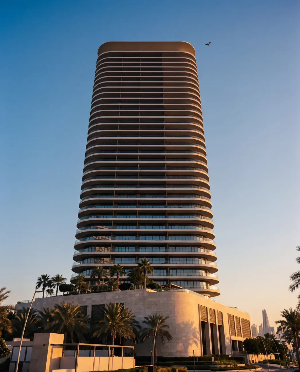 Harlow Tower — Looking up from the podium