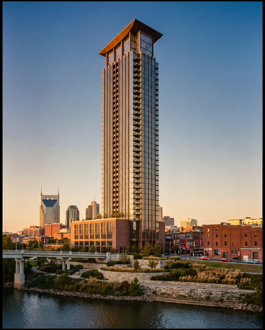Wren Heights — waterfront condominium in Nashville, Tennessee, USA.