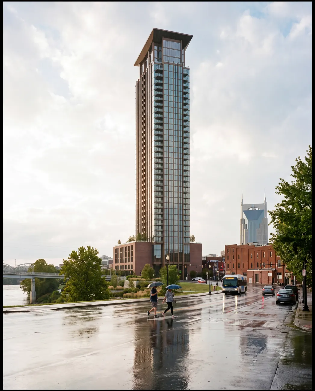 Wren Heights — waterfront condominium in Nashville, Tennessee, USA.