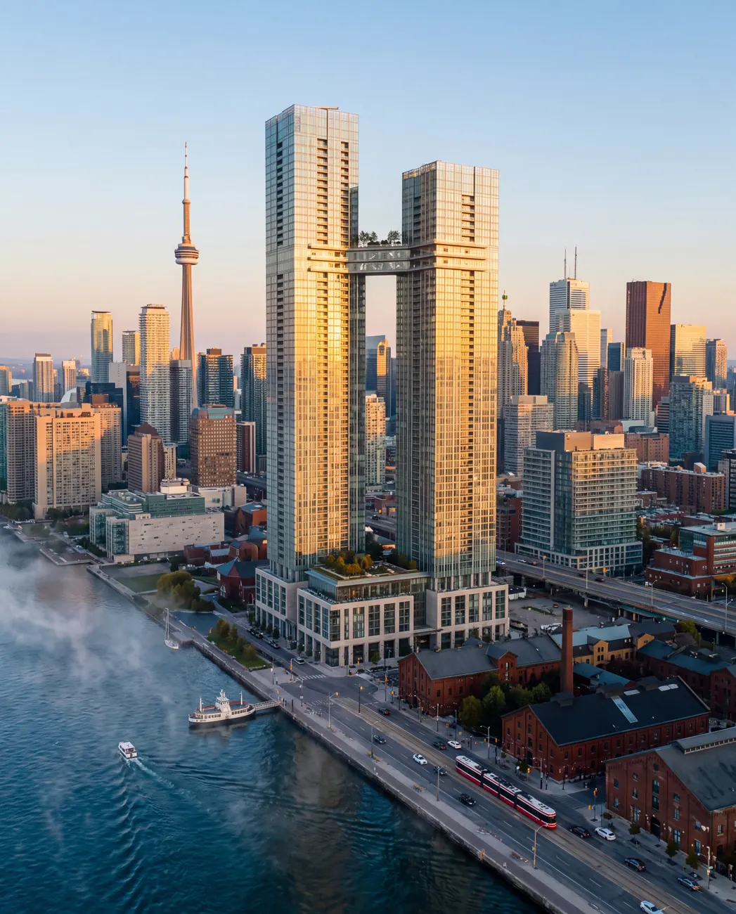 Kestrel Terraces — twin-tower masterplan in Toronto, Ontario, Canada.