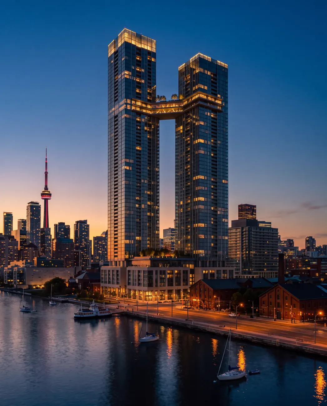 Kestrel Terraces — twin-tower masterplan in Toronto, Ontario, Canada.