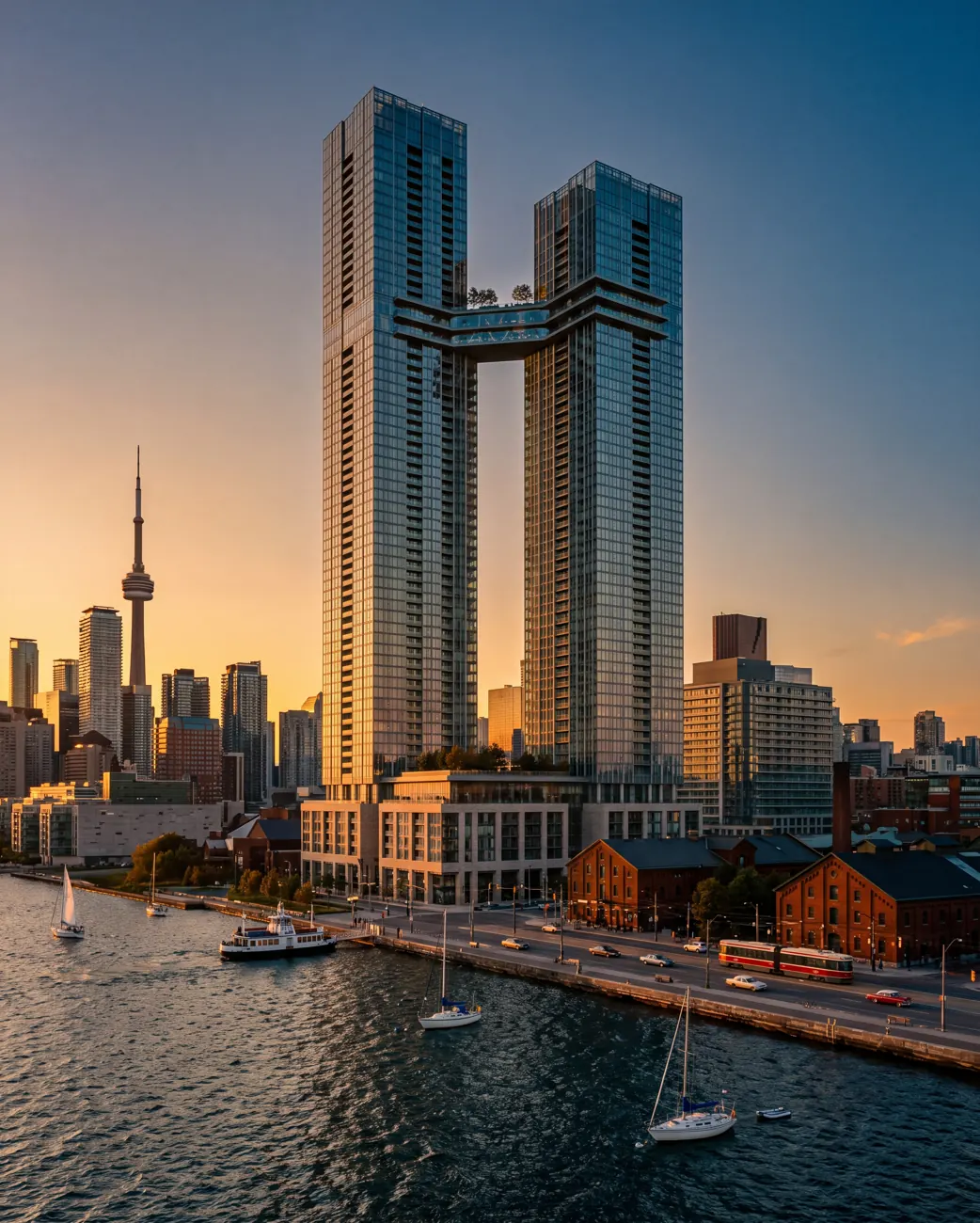 Kestrel Terraces — twin-tower masterplan in Toronto, Ontario, Canada.