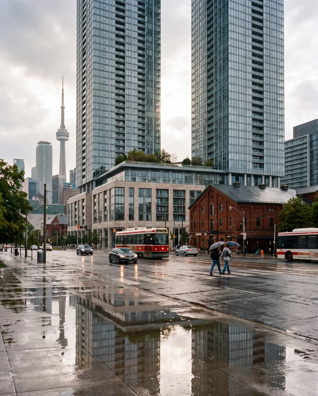 Kestrel Terraces — twin-tower masterplan in Toronto, Ontario, Canada.