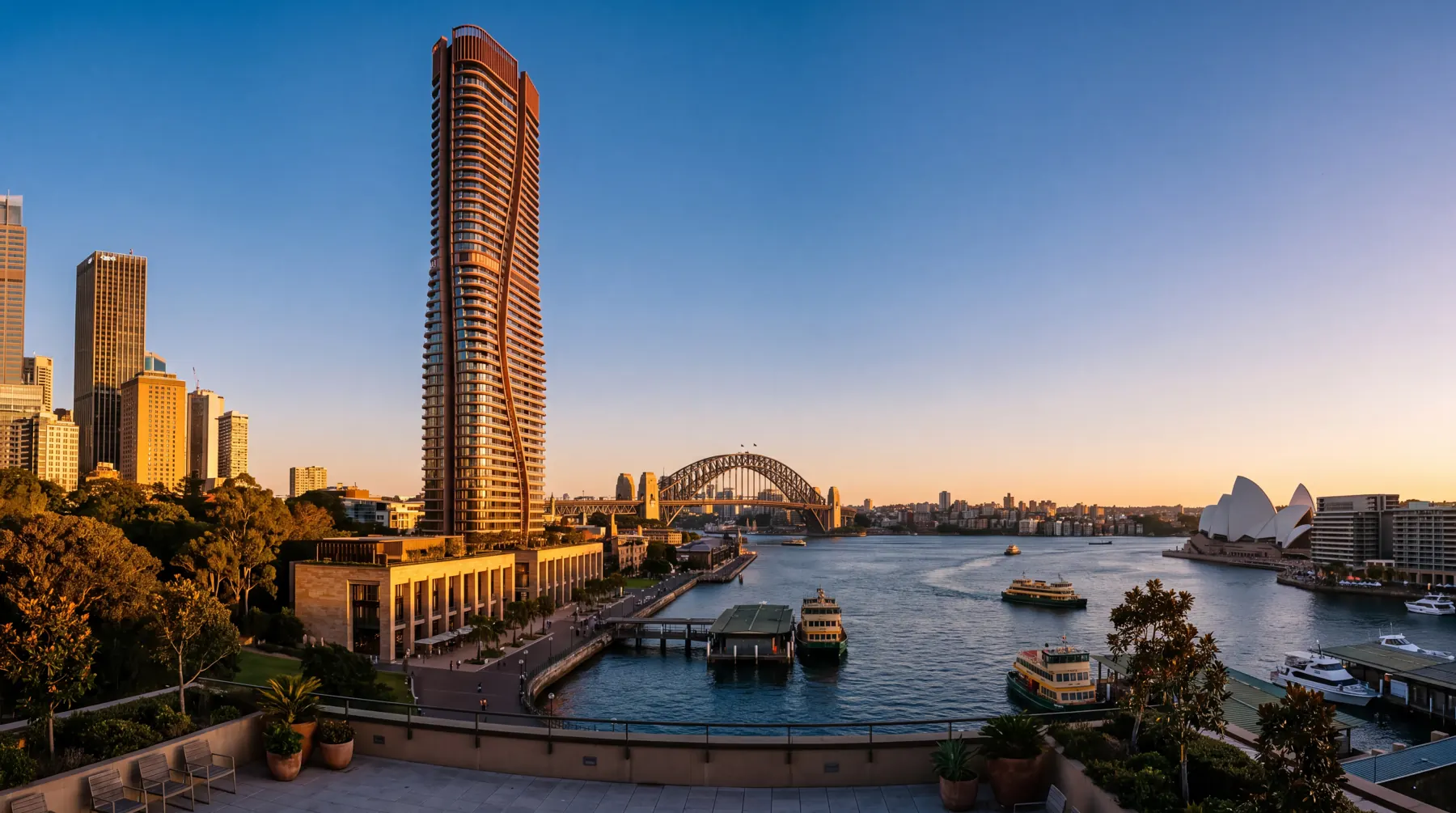 Barangaroo Reach — harbourfront residential in Sydney, Australia.
