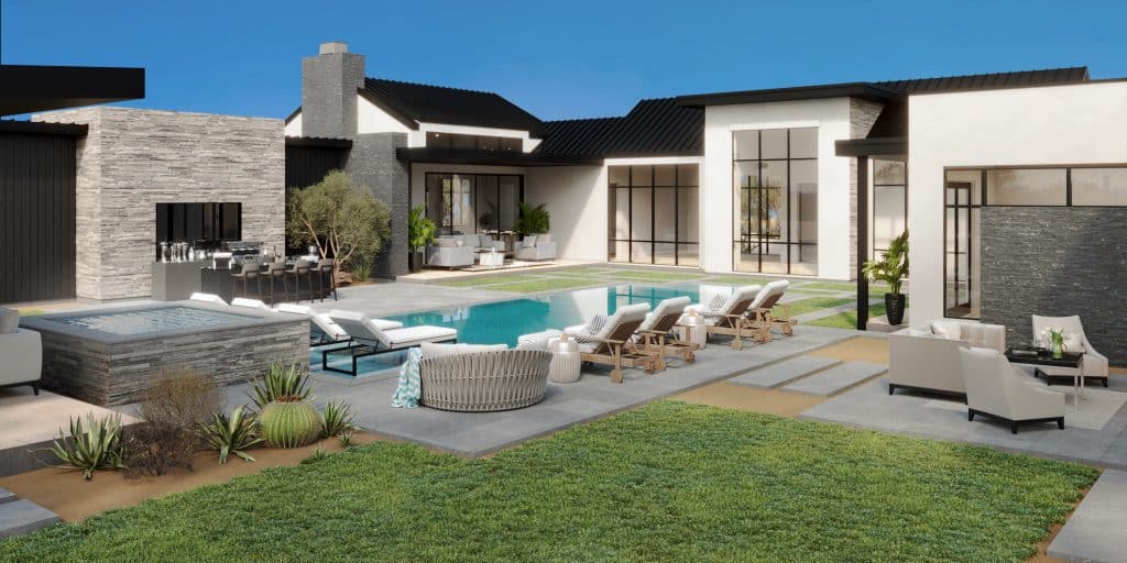 3D Backyard Rendering