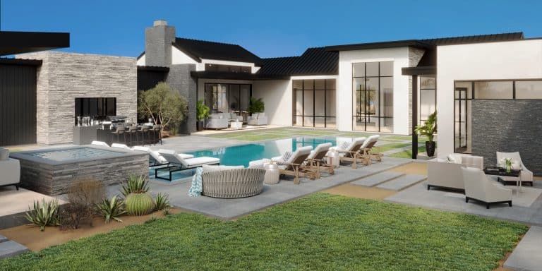 3D Backyard Rendering