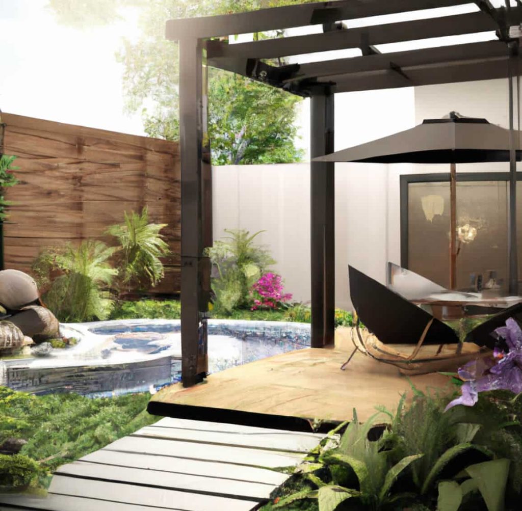 Backyard Oasis: Designing a Relaxing Retreat with 3D Rendering