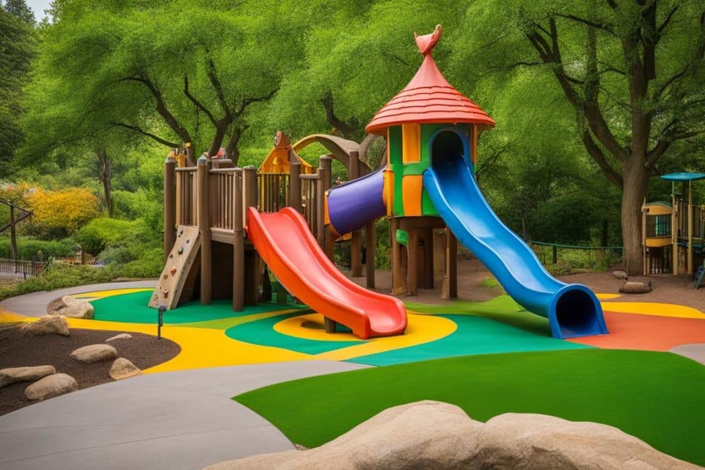 landscape design children's play area