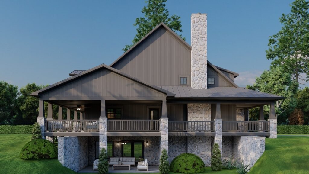 front-home-exterior-rendering--final-Arkansas-based-House-Designer